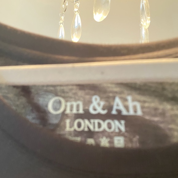 Long sleeve tshirt. Black. By Om and Ah. Size large - Picture 2 of 2